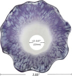 Bieye LS102S Lily Flower Blown Glass Lampshade - Image 3