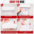CAREGY 100 Pack Laminating Sheets, Holds 8.5 x 11 Inch Sheets, 5 Mil Thermal - Image 5