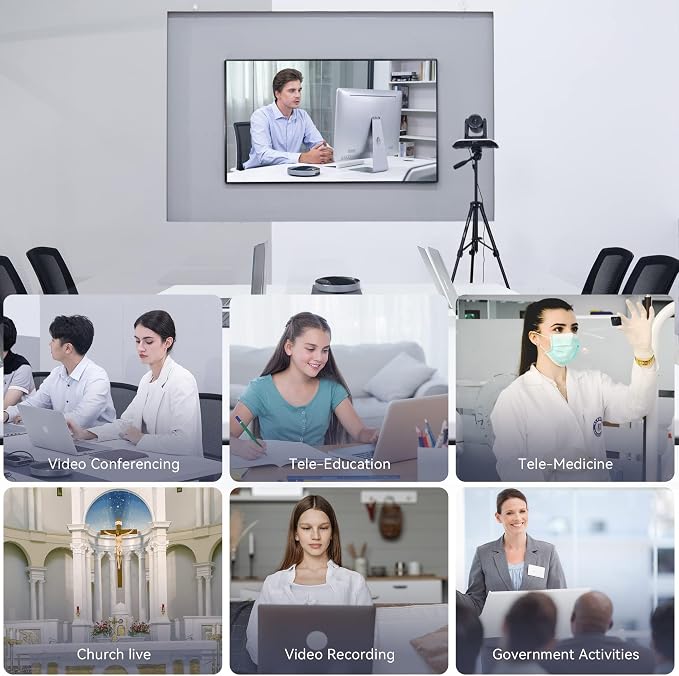 20x Zoom Conference Room Camera System TONGVEO All-in-1 Video and Audio - Image 9