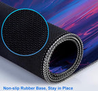 Anime Landscape Mouse Pad, Oversized Gaming Desk Pad, Space Planet Computer - Image 7