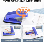 Marsrock Desktop Stapler, Swing-Arm Swivel Stapler, 50 Sheet Capacity, 2000 - Image 2