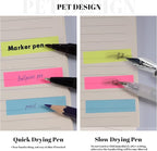 Golcellia 600 Pcs, Transparent Sticky Notes, Page Markers, Book Tabs, Sticky - Image 3
