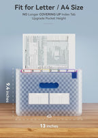 ABC life 26 Pockets Accordion File Organizer, Expanding File Folder, Portable - Image 3