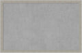 Amanti Art Grey Framed Magnetic Board 22x34 Large Vision Board by AmantiArt