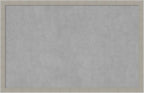 Amanti Art Grey Framed Magnetic Board 22x34 Large Vision Board by AmantiArt