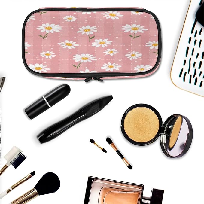 Pardick Flower Daisy Pencil Case，Big Capacity Pencil Pouch Coin Pouch - Image 8