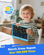 TEKFUN LCD Writing Tablet for Kids Boys Toys, 12 Inch Erasable Doodle Board - Image 2