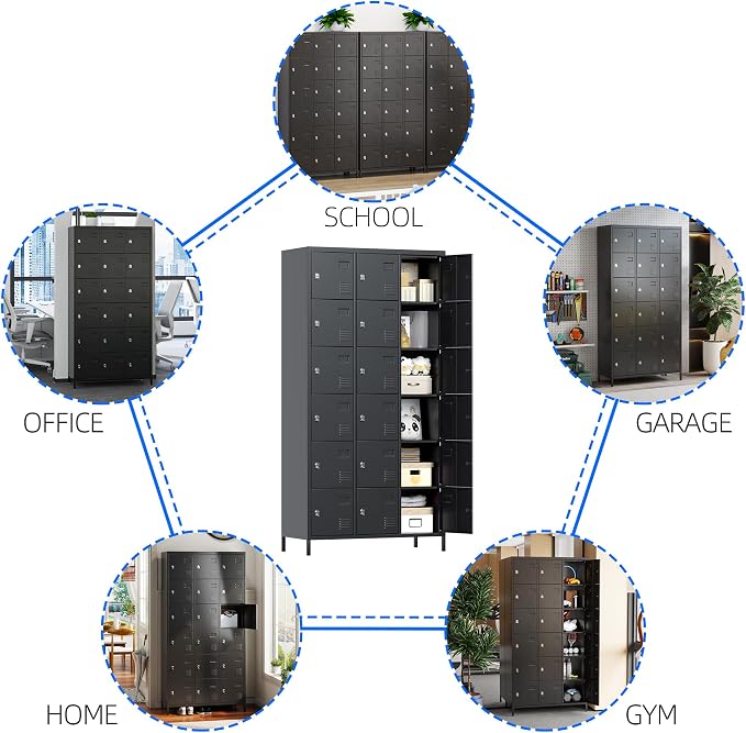 SUPEER Metal Lockers for Employees - Image 4