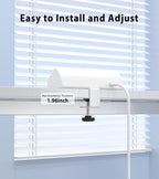 45W Fast Charging Station, Desk Clamp Power Strip, 4 PD USB-C Ports, 5 AC - Image 6