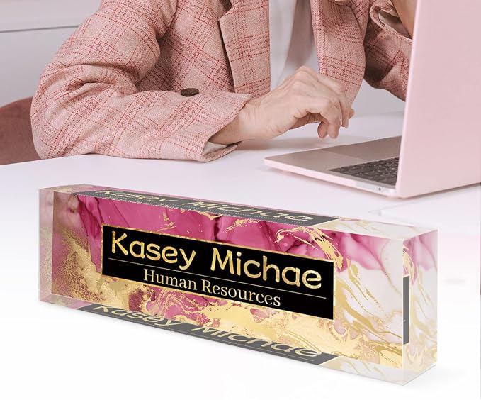 SalaGraphics Desk Name Plate Personalized, Custom - Image 5
