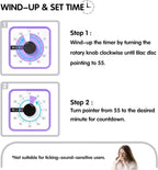TWENTY5 SEVEN Countdown Timer 7.5 inch; 60 Minute 1 Hour Visual Timer – - Image 3