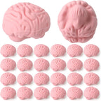 Gilprop 24 Pcs Brain Shaped Erasers Bulk, 1 Inch Mini Halloween Erasers by Gilprop