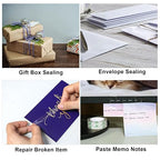 BOMEI PACK 192Rolls Crystal Clear Tape Refills - Image 7