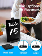 Kivsty 2 PCS Desktop Black Dry Erase Board - Image 3