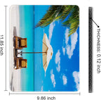 Auhoahsil Mouse Pad, 12 x 10 in Beach Theme Computer Mouse Pad - Image 7