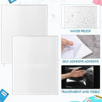 Outus Self Adhesive Shop Ticket Holders Clear Plastic Sleeves Adhesive Pockets - Image 4