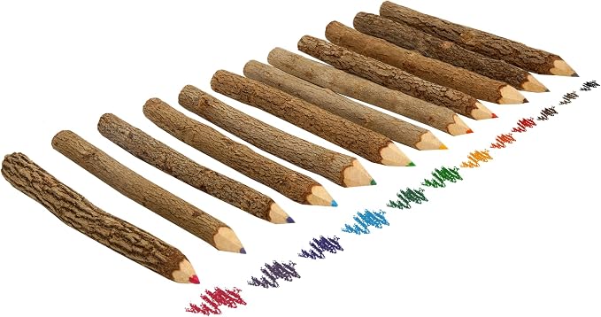 Assorted-Stick Twig Colored Outdoor Wooden Pencils Tree Child Camping - Image 4