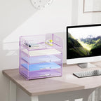 Marbrasse Paper Organizer Letter Tray, 5 Tier Mesh File Organizer - Image 2