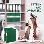 Henoyso 48 Pcs 3 Ring Binder 0.5 Inch Round Fits Letter Size 8.5'' x 11'' Paper - Image 5