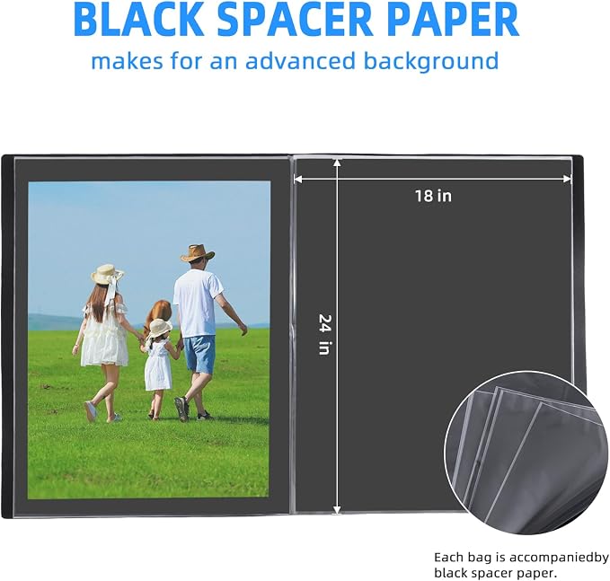 ZFCLXX Large 18"x24" Art Portfolio Heavy Duty Binder - Image 3