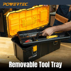 POWERTEC 22-Inch Tool Box with Trays - Image 4