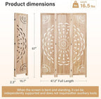 66.9Inch Wooden Room Partition - Image 6