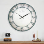 Presentime & Co 21" Farmhouse Series Wall Clock, Vintage Style, Retro Clock - Image 4