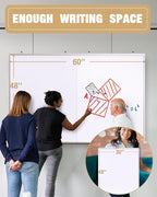 60"X 48" Large Magnetic Dry Erase Whiteboard, Wall Hanging Board - Image 7