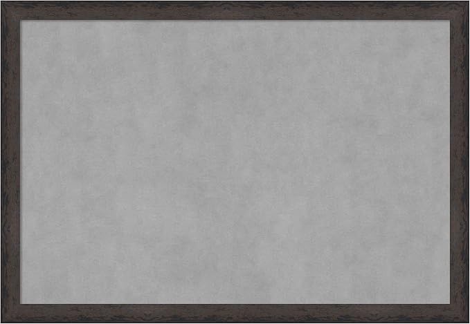 Amanti Art Black Framed Magnetic Board 27x39 Large Vision Board by AmantiArt