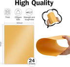 24 Sheets Gold Shimmer Cardstock 8.5 x 11 Metallic Paper, Goefun 80lb Card - Image 2