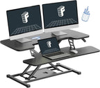FLEXISPOT 36-inch Standing Desk Converter Height Adjustable Sit to Stand Up by FlexiSpot