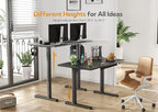 Claiks Standing Desk with Drawers, Electric Standing Desk Adjustable Height - Image 4