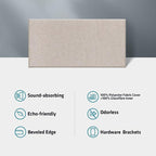 23.62" X 11.81" X 2" Fiberglass Wall Panel, 4 Pack Acoustic Panels, Acoustic - Image 6