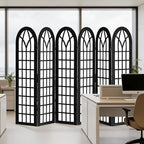 Aletheiawu Room Divider and Folding Privacy Screen, 6 Panel Japanese Shoji - Image 7