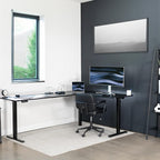 VIVO Electric Corner 84 x 63 inch L-Shaped Standing Desk, Memory Height - Image 7