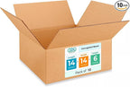 Medium Moving & Shipping Boxes 14x14x6 inches by IDLPackaging