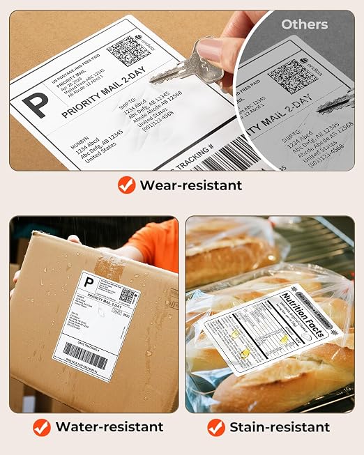MUNBYN 4"x6" Direct Thermal Printer Label, Shipping Labels Compatible - Image 7