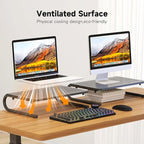 suptek Monitor Stand Riser for Computer, Notebook and All Flat Screen Display - Image 4