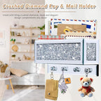 WALTSOM Crushed Diamond Key and Mail Holder - Image 2