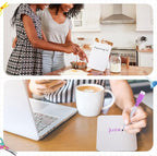Affrolling 6 Sets Small Whiteboard Dry Erase Boards 5" x7'' Mini Double Sided - Image 6