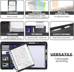 KLLVE Clipboard with Storage for Men Women, Leather Padfolio Portfolio with - Image 3