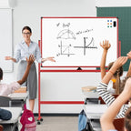 Large Dry-Erase Rolling Magnetic Whiteboard - Image 9