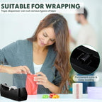 Yahenda 10 Pack Desktop Tape Dispenser Non Skid Base - Image 6