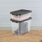 Sterilite 24-Pack Modular Stacker Box, Durable Clear Plastic Storage Bins - Image 8