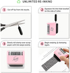 Miseyo Wide Identity Theft Protection Roller Stamp Set - Image 3
