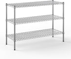 Regal Altair 18" Deep x 48" Wide x 34" Height Wire Shelving Kit | 3-Tier | NSF by Regal+Altair