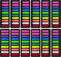 KICNIC 3000 Pieces Page Markers Sticky Index Tabs, Arrow Flag Tabs Self Adhesive by KICNIC