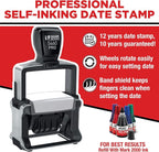Mark 2000 5460 Professional Self Inking Date Stamp - Image 2