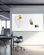60"X 48" Large Magnetic Dry Erase Whiteboard, Wall Hanging Board - Image 3