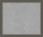 Amanti Art Silver Framed Magnetic Board 23x27 Medium Vision Board by AmantiArt